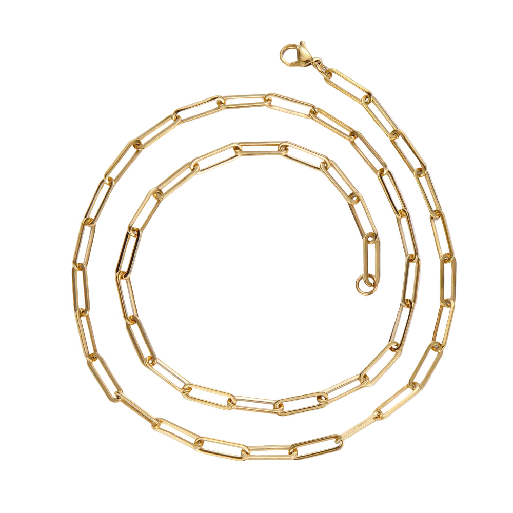 Łańcuszek Paperclip 4 mm ze stali 304